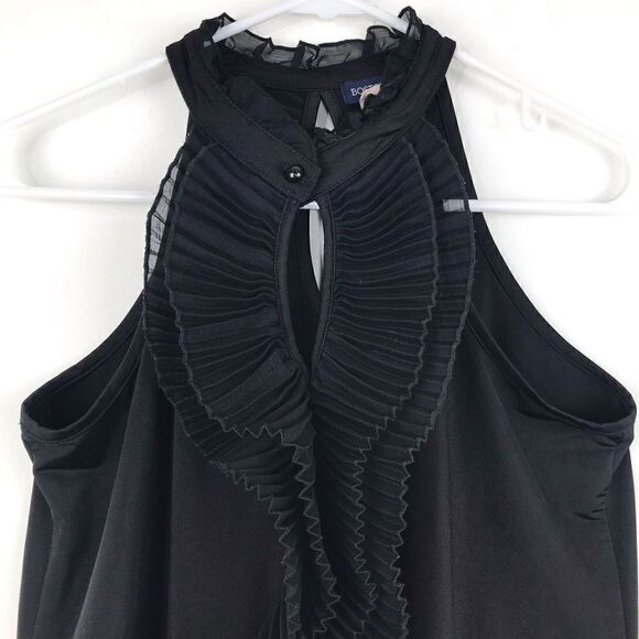 Boston Proper Sleeveless Ruffle Front Blouse - Picture 2 of 11